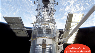 Hubble's 486 Computer Blue Screens (i.e. Fails), Repair Efforts Remain in Limbo